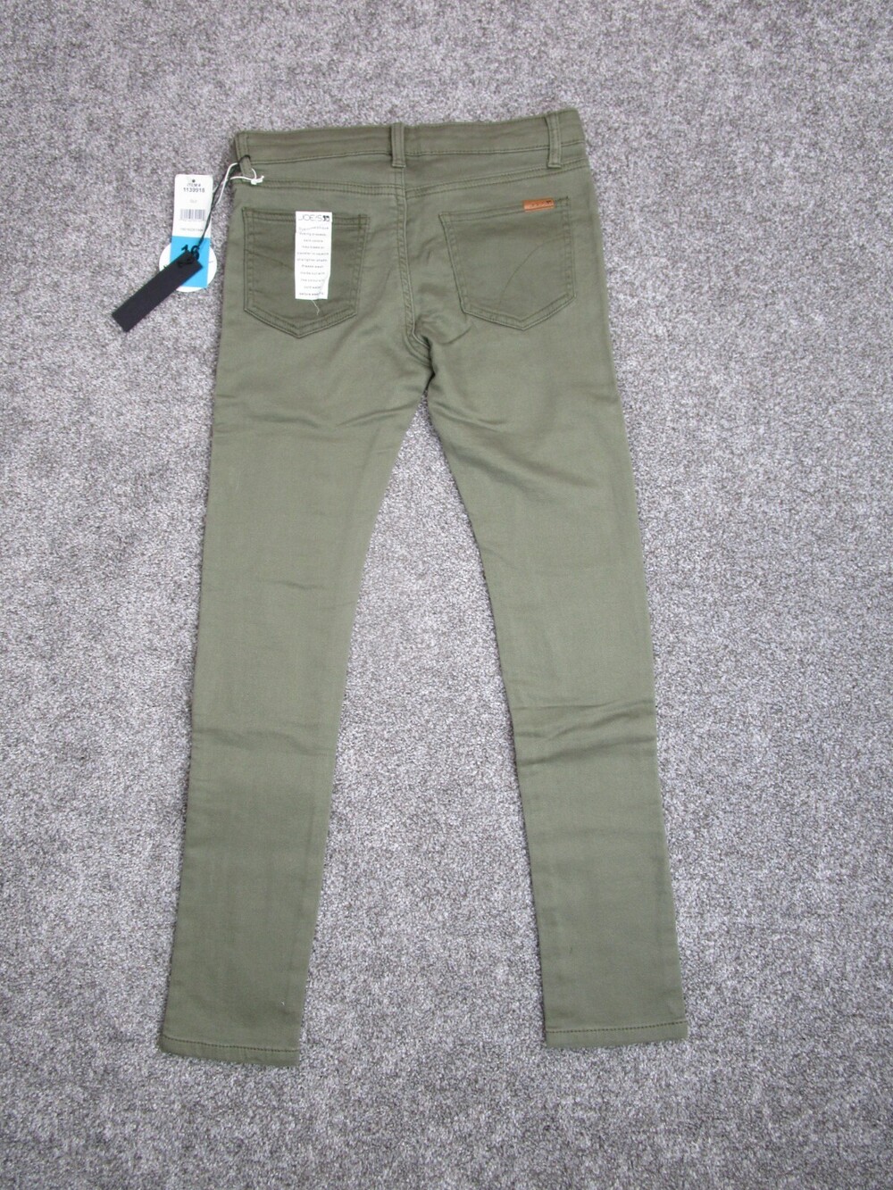 Joes Jeans Jeggings Juniors Sz 16 Green Ultimate Slim Fit Stretch Women NWT - Picture 3 of 12